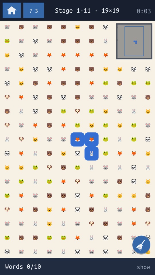 An emoji board